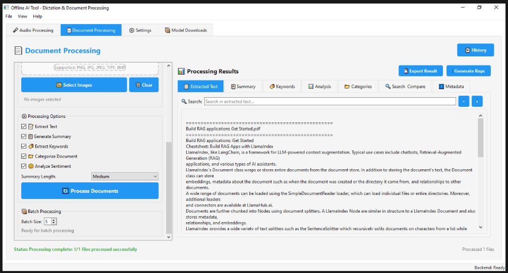 Audio Processing Tool screenshot 4
